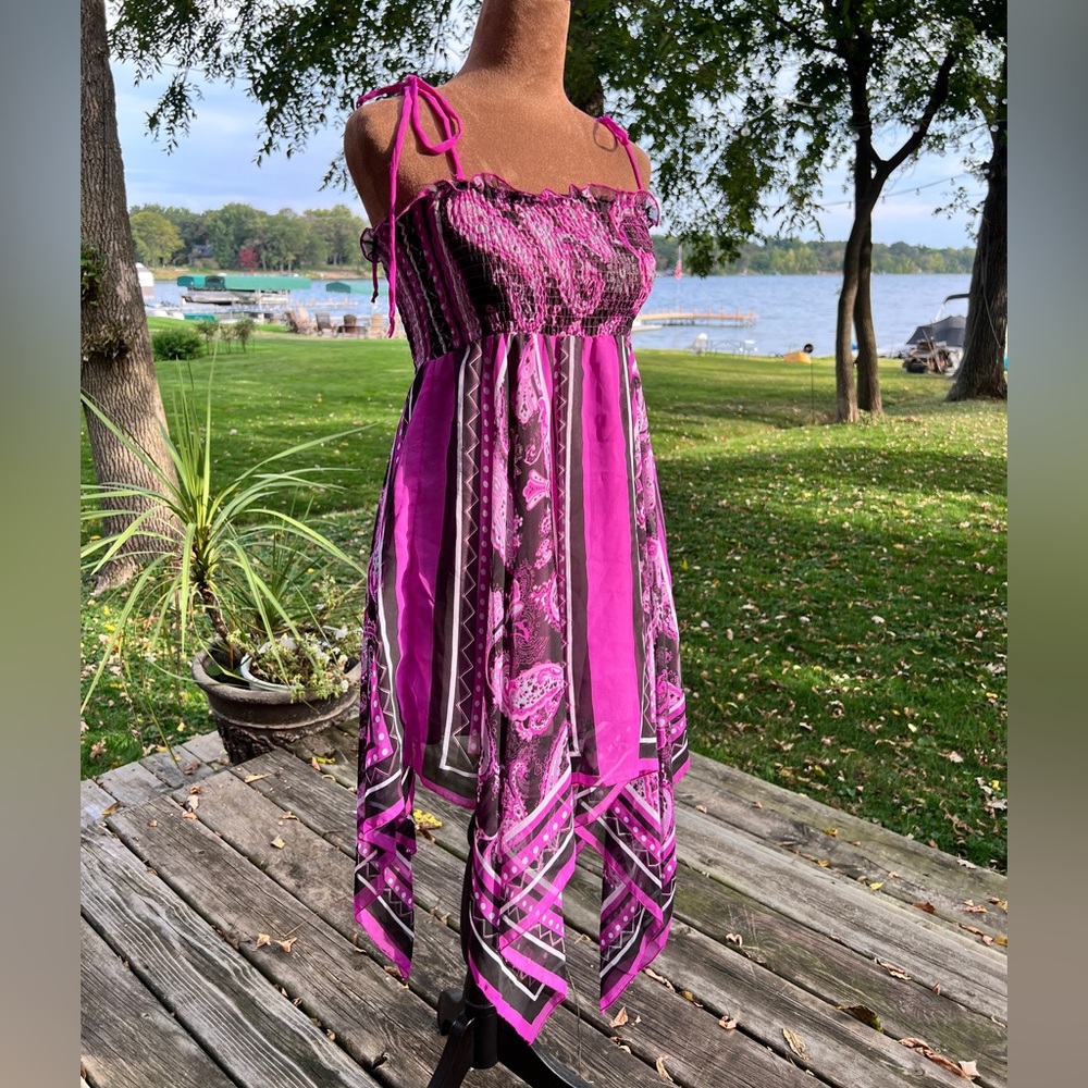 Pink & Black Juniors Dress